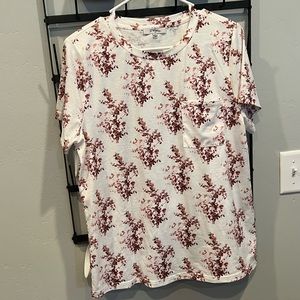 NWT Polagram Floral Tee